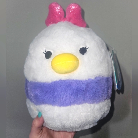 NWT Daisy Duck Disney Fuzzamallow 10" Fuzzy Squishmallow - Picture 1 of 7